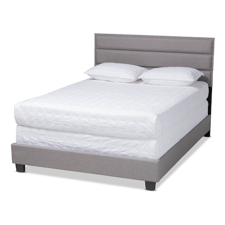 Baxton Studio Ansa Grey Upholstered Full Size Bed 159-9763